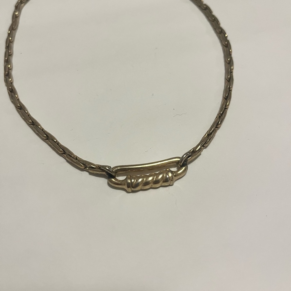 Vintage & Rare Christian Dior Gold Toned Rope Necklace - Picture 2 of 4